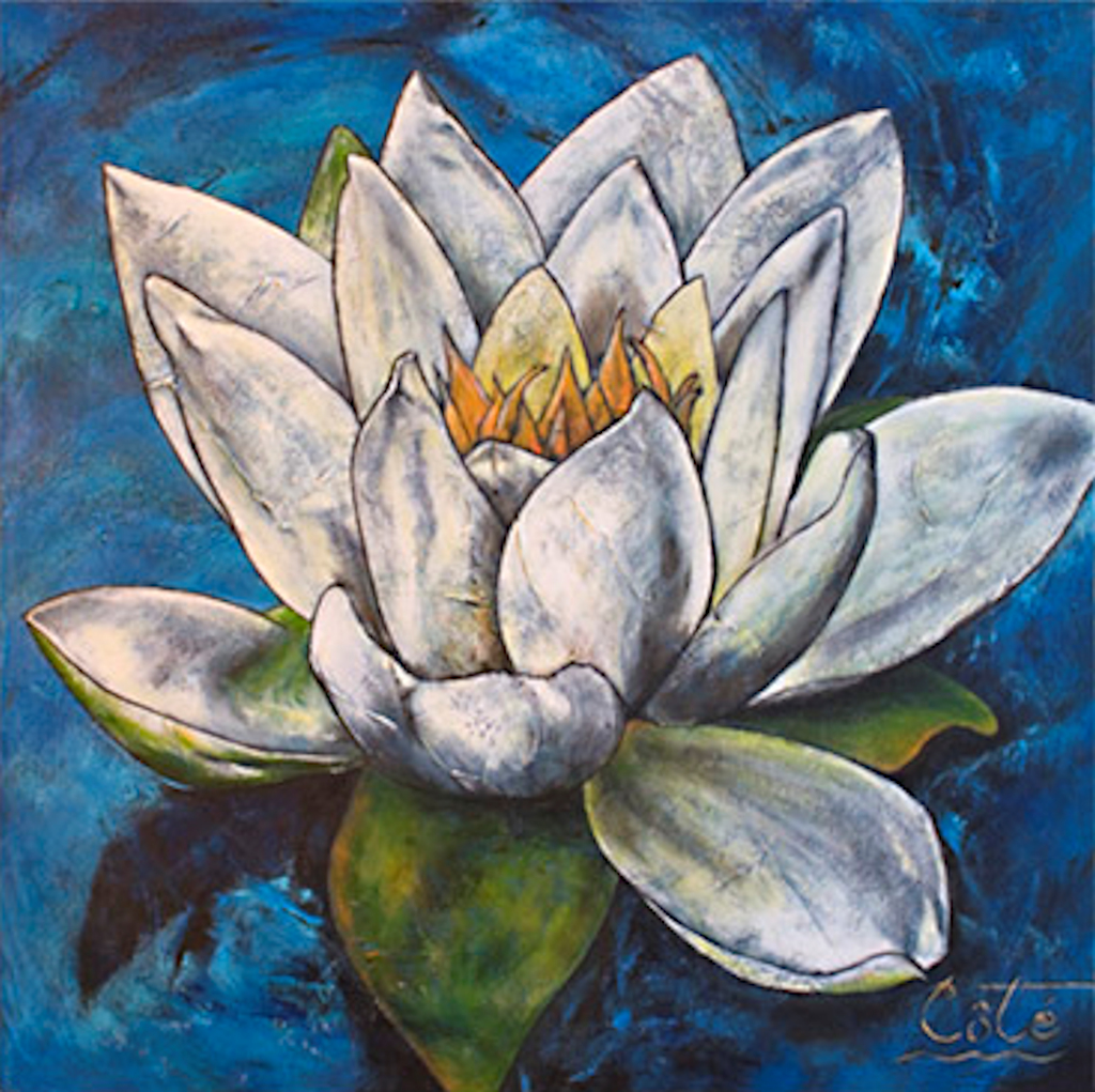 Toile : Lotus - Acrylique - 2006