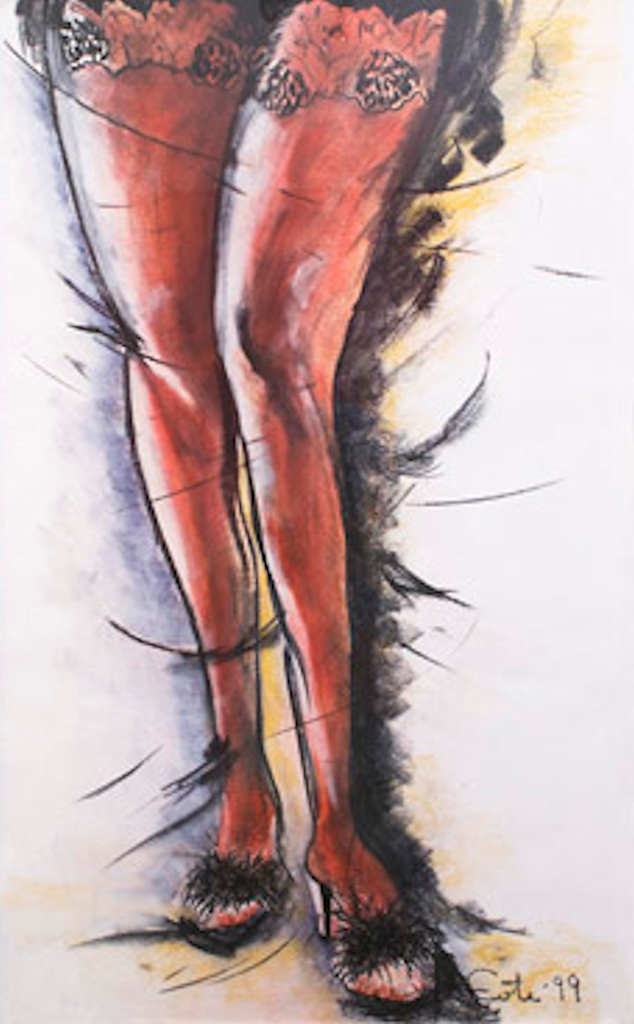 Toile : Elle Danse - Pastel sec - 2000