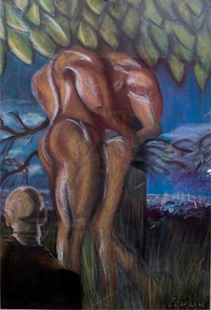 Toile : Surexposition - Pastel sec - 2001